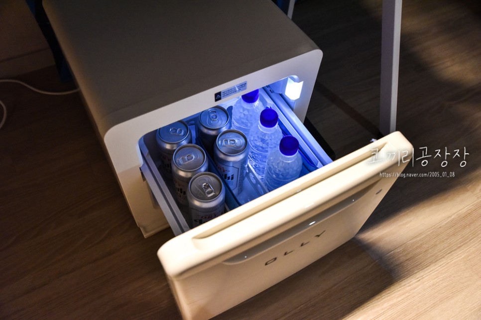 올리 파스텔 미니 냉장고 좁은 컴퓨터방에서 사용해 본 후기
