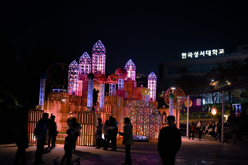 노원달빛산책 - 당현천의 밤을 아름답게 수놓은 등불 축제