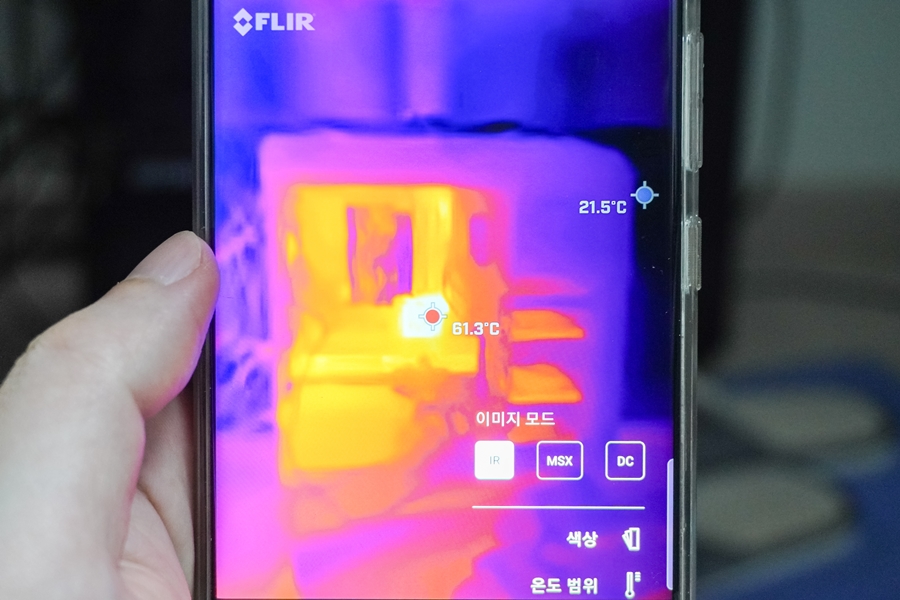 휴대용 열화상카메라 플리어원엣지 스마트폰 무선 연결 FLIR One Edge