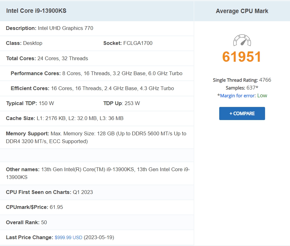 CPU 성능순위 인텔 AMD 노트북 순위 12월
