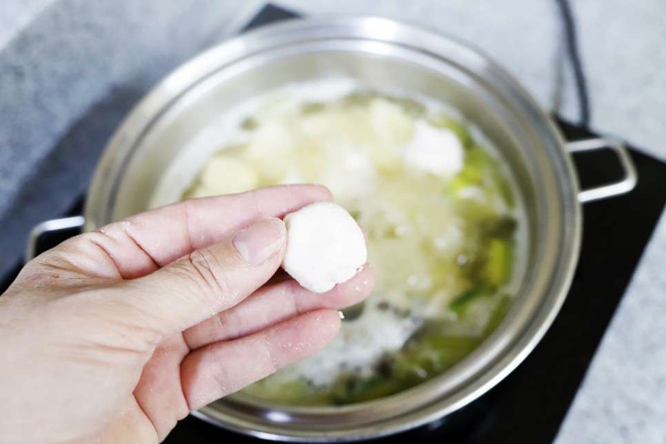 감자옹심이 만들기 반죽 만드는법 끓이는법 감자 요리