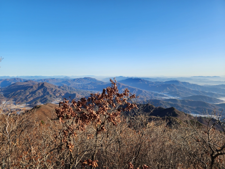 백두대간 28구간(괘방령-황악산-우두령-석교산-푯대봉-삼마골재) 산행('22.11.27)