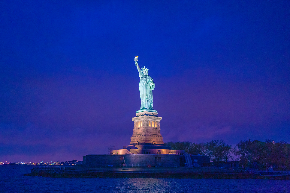 뉴욕 여행 야경 투어, 베트스 4 뉴욕 자유의 여신상 만나기 대감동
