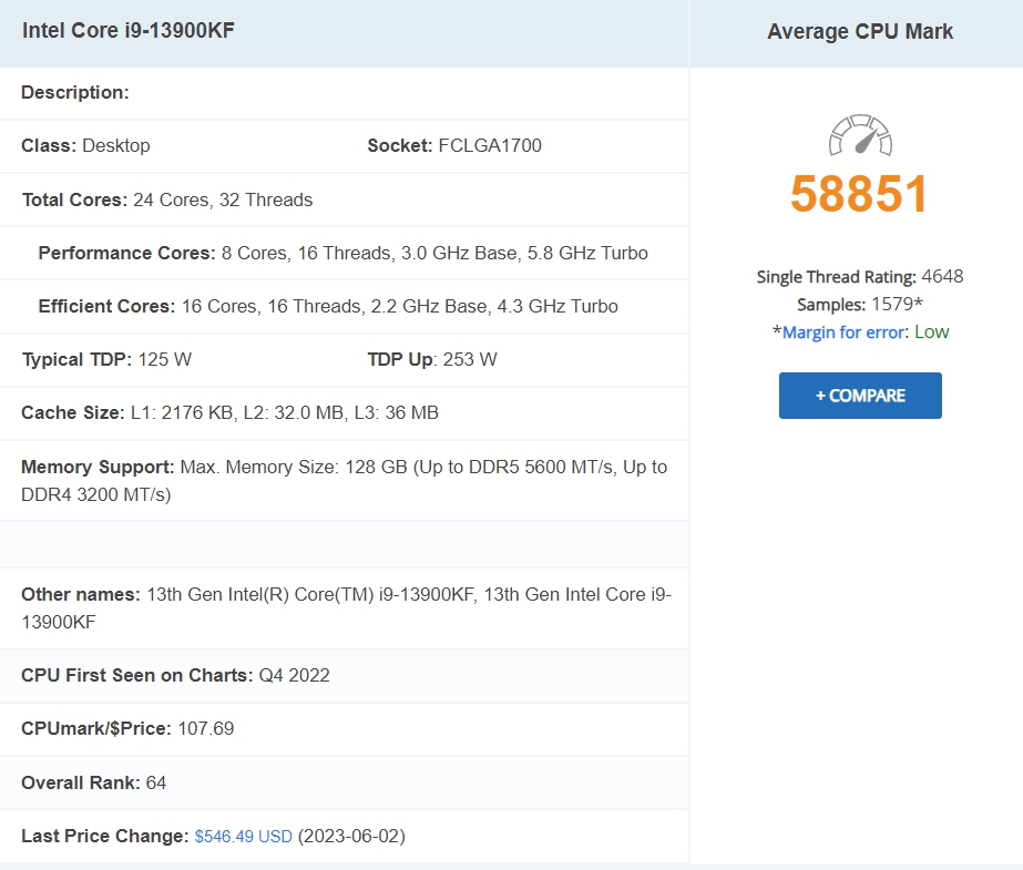 CPU 성능순위 인텔 AMD 노트북 순위 12월