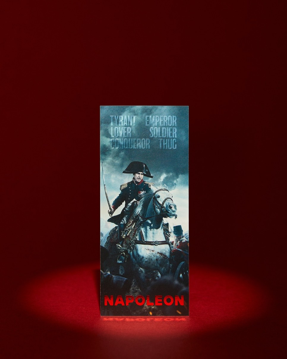 호아킨 피닉스의 나폴레옹 전기 영화 1주차 특전 아이맥스 4DX 돌비 포스터 CGV TTT 아트카드 실물 정보