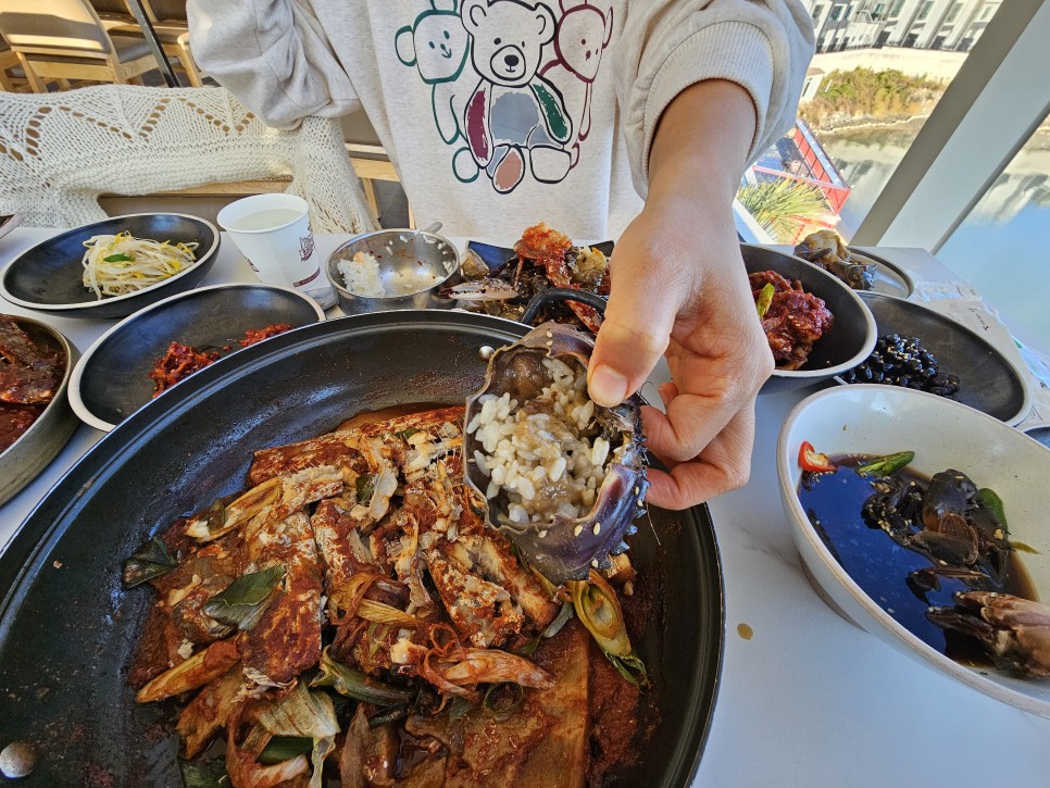 여수 가볼만한곳 블루망고 풀빌라 리조트, 정다운식당 여수먹거리