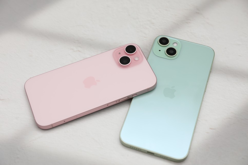 아이폰15 가격, 아이폰15 플러스 카메라 색상 비교