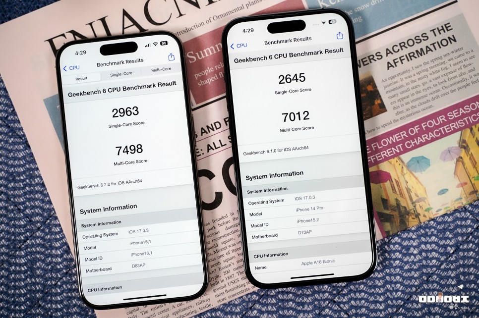 아이폰14 프로 vs 아이폰15 Pro 비교 및 사용 후기