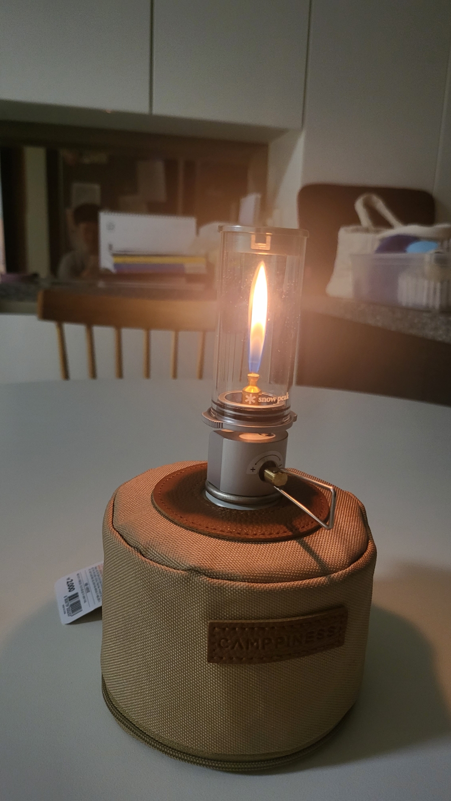 스노우피크 녹턴 램프+다이소 이소가스, 케이스 구입 사용기