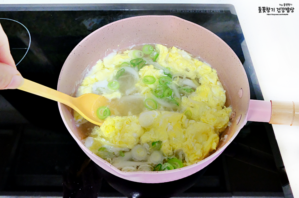 육수없이 계란국 끓이는법 파 계란국 레시피 달걀국 만드는 법