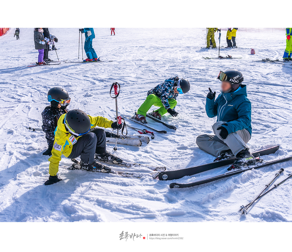 홍천 비발디파크 스키강습 어린이 스키강습