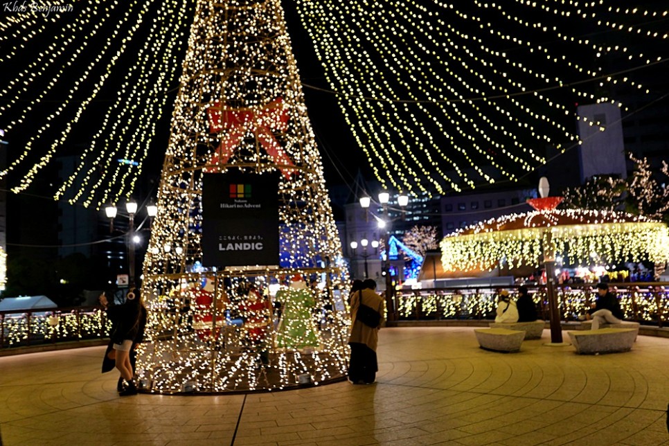 일본 후쿠오카 여행 하카타역 크리스마스 마켓 후쿠오카 날씨 12월 1월 옷차림
