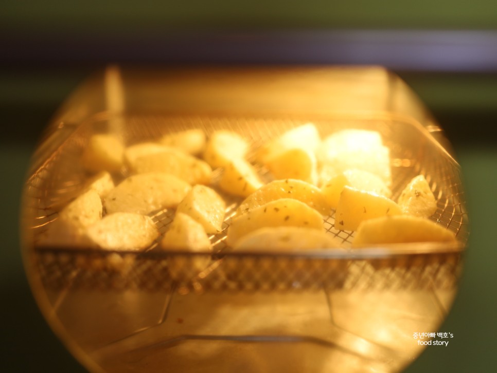 웨지감자 에어프라이어 감자튀김 만드는법 집에서 감자튀김 만들기