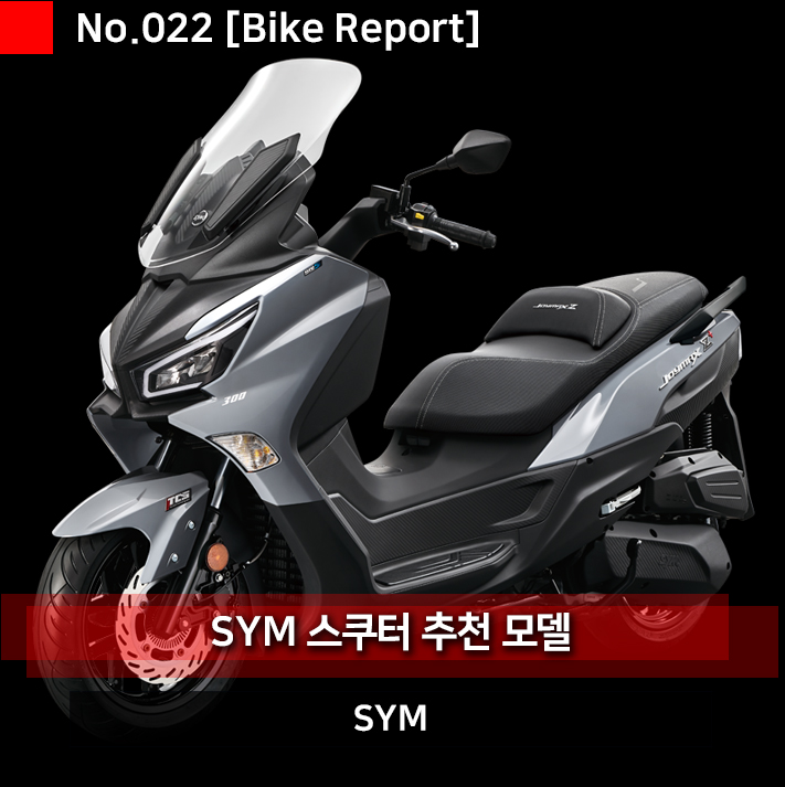 SYM 출퇴근 스쿠터 추천 모델 조이맥스 125cc / 크루심 300cc / 제트 14