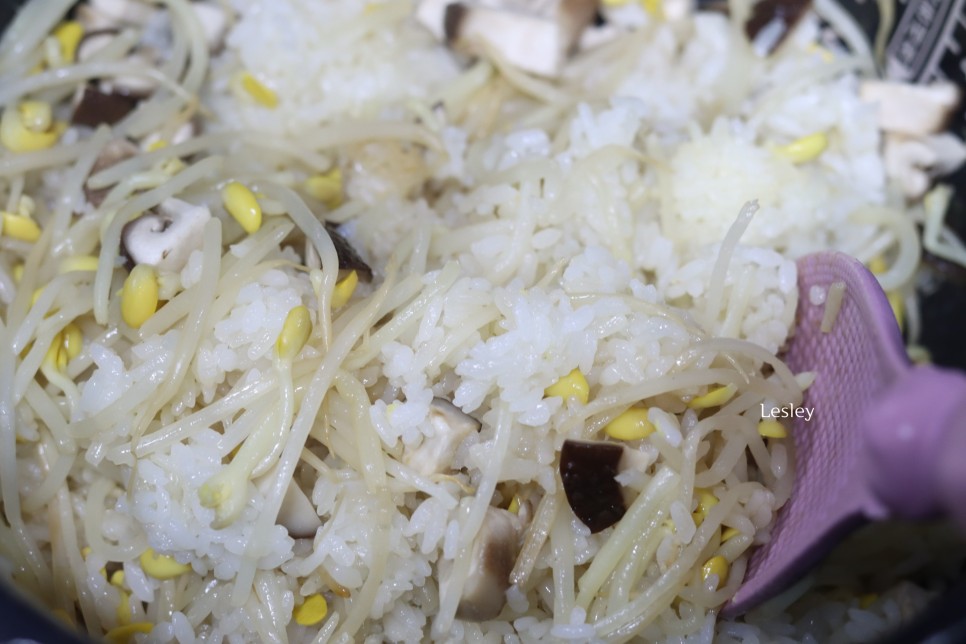 콩나물밥 양념장 레시피 전기밥솥 콩나물밥 만들기
