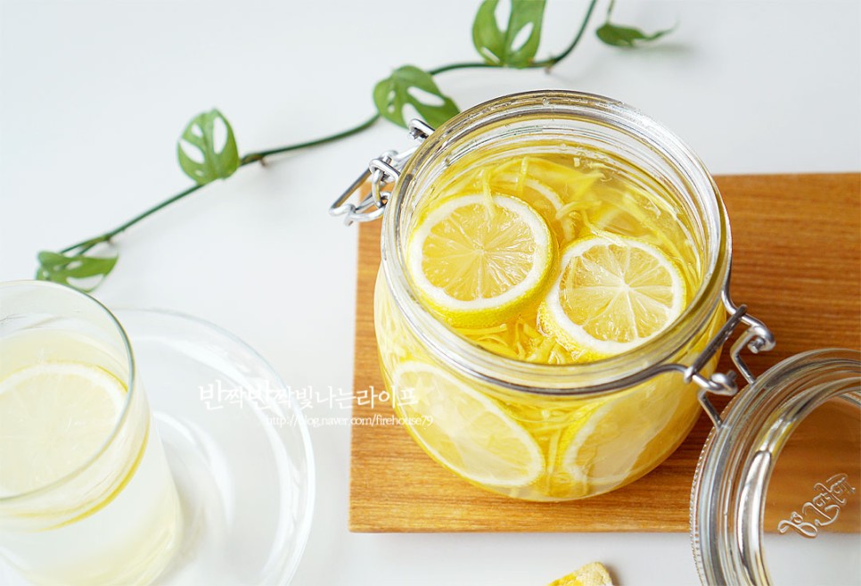 레몬 생강청 만들기 생강 레몬차 수제 생강청 만들기