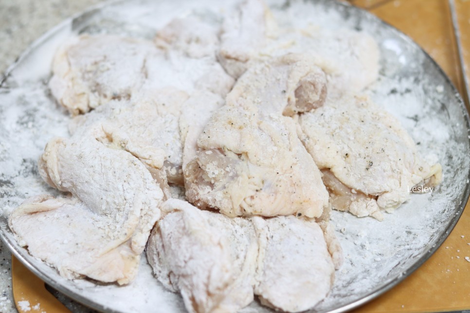 유린기 소스 만드는 법 치킨샐러드 레시피 재료 손님초대요리 닭고기 요리