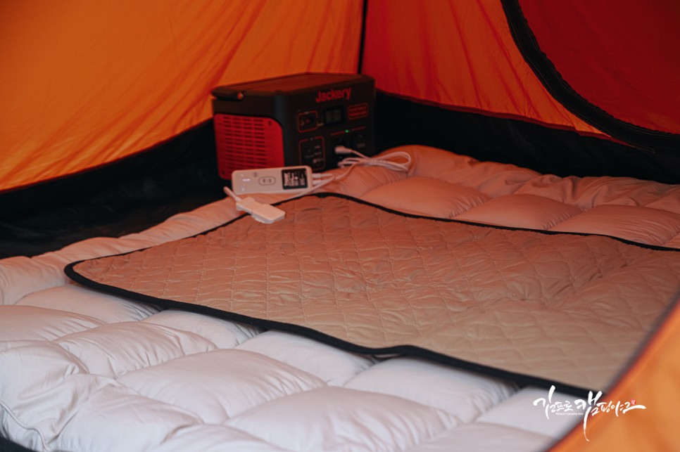 캠핑 전기매트 트루버 1인용 캠핑 전기장판 전기요 추천
