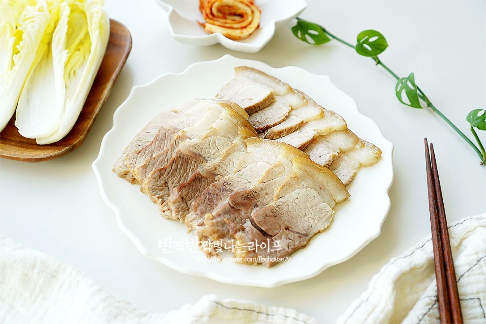 돼지 앞다리살 수육 압력솥 수육 삶기 돼지수육 맛있게 삶는법