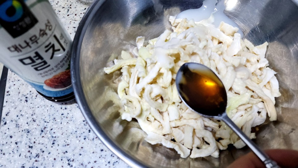 일주일밑반찬 무우말랭이무침 식품건조기 무요리 집반찬 무말랭이 무침 만드는법