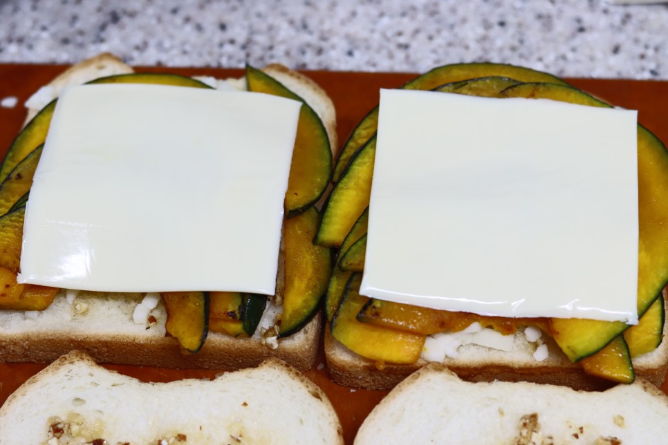 샌드위치 만들기 재료 건강간식 단호박 샌드위치 레시피 소스