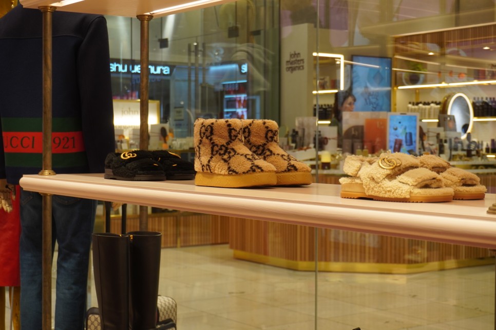 일본 후쿠오카 여행 쇼핑리스트 명품 구찌 신발 가격, 면세, GG 여자 스니커즈 사이즈, 이와타야 백화점 5%