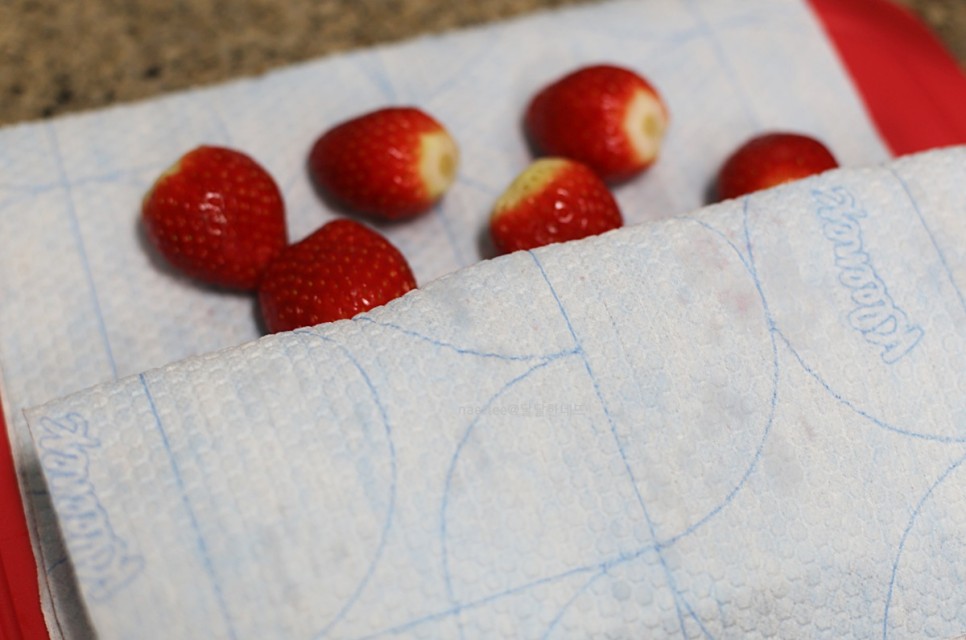 딸기청 만드는법 딸기라떼 만들기 딸기 제철 씻는법