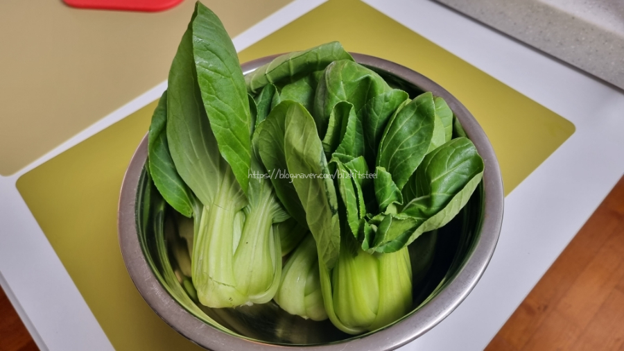 [생계형 요리] 청경채나물된장무침