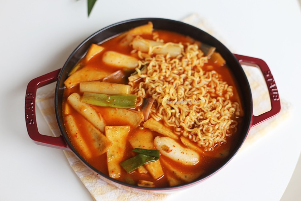 류수영 라볶이 레시피 분식점 라볶이 라면볶이 만들기