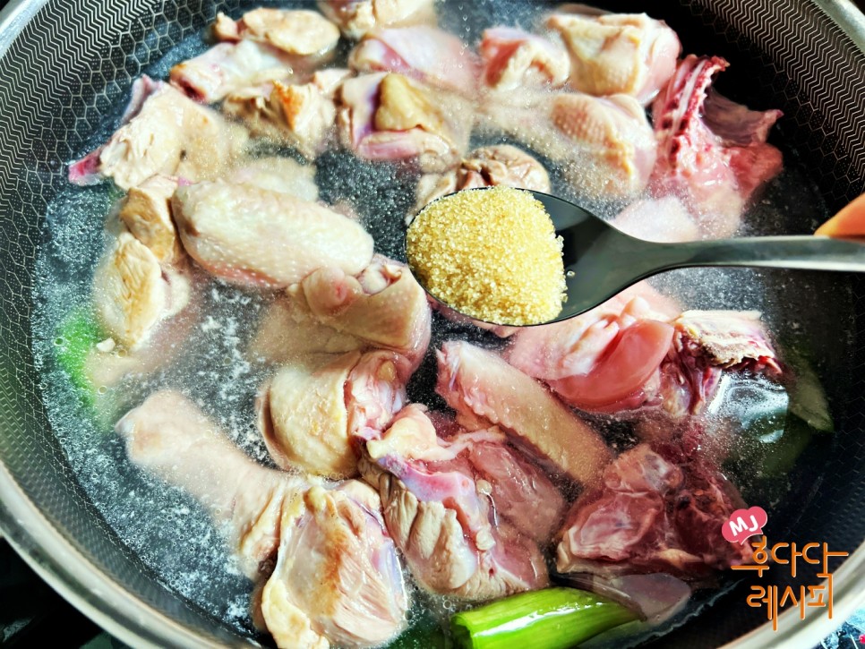 백종원 닭볶음탕 레시피 매운 닭볶음탕 양념 소스 국물 닭도리탕 만들기