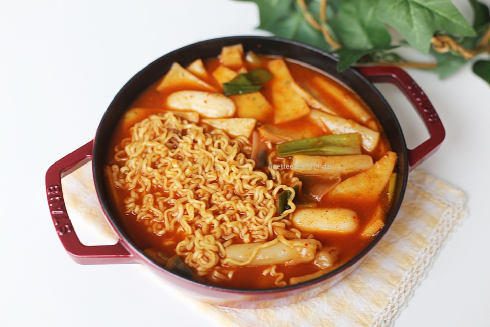 류수영 라볶이 레시피 분식점 라볶이 라면볶이 만들기