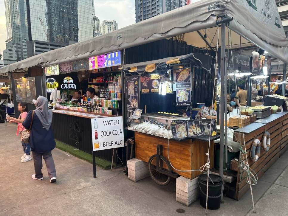 방콕 후웨이꽝 야시장 jodd fairs(조드페어) 쩟페어 야시장 운영시간