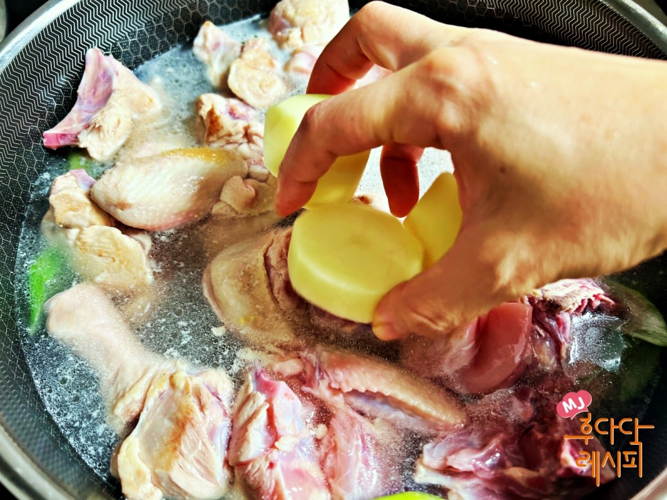 백종원 닭볶음탕 레시피 매운 닭볶음탕 양념 소스 국물 닭도리탕 만들기