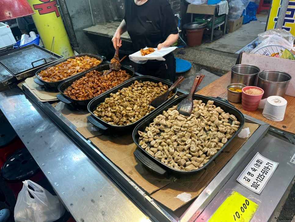 부산 남포동 가볼만한곳 - 국제시장, 부평깡통시장 맛집 깡돼후 야시장 돼지갈비 튀김 추천