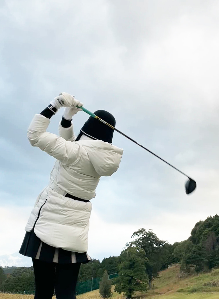 JDX 여성골프웨어 골프패딩 겨울 골프복장 여자 골프복 추천