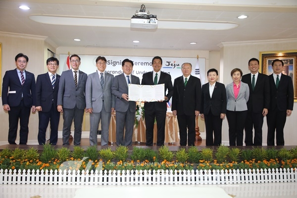 제주 지방외교 새 지평…태국 수도 방콕과 교류협약