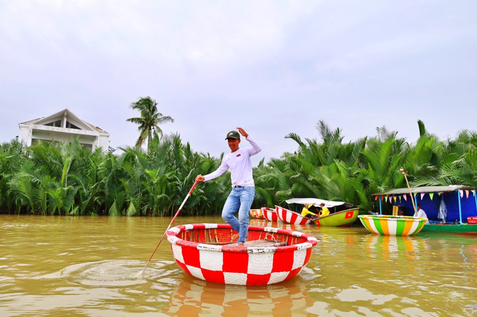 베트남 호이안 여행 바구니배 코코넛배 올드타운 소원배 가격 액티비티