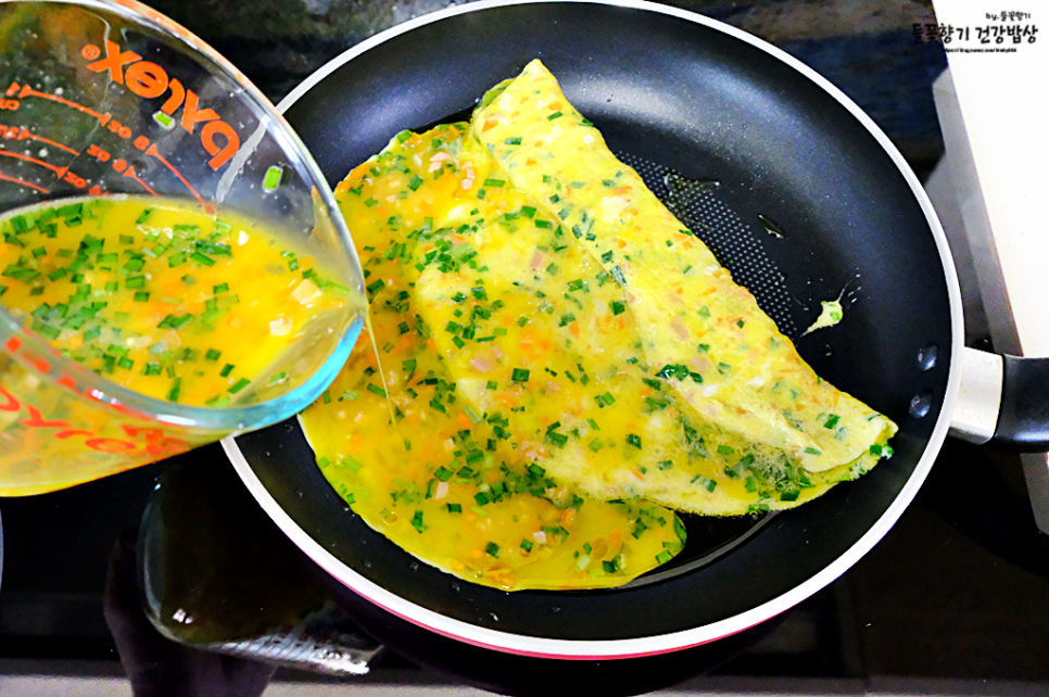 야채 계란말이 만드는법 스팸 달걀말이 레시피 계란 요리 반찬