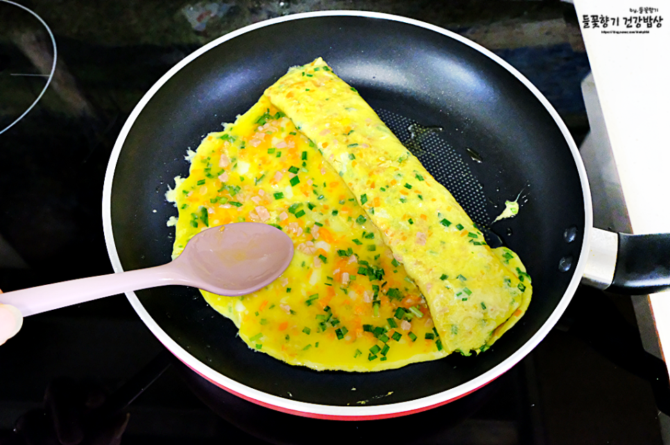 야채 계란말이 만드는법 스팸 달걀말이 레시피 계란 요리 반찬