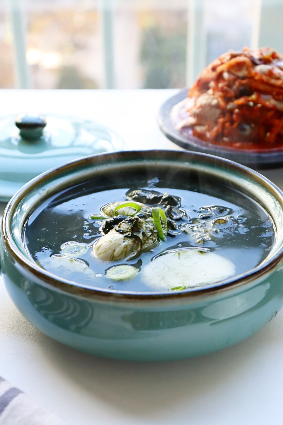 매생이굴떡국 끓이는법 굴떡국 레시피 매생이 떡국 끓이는법 매생이국 씻는법 요리