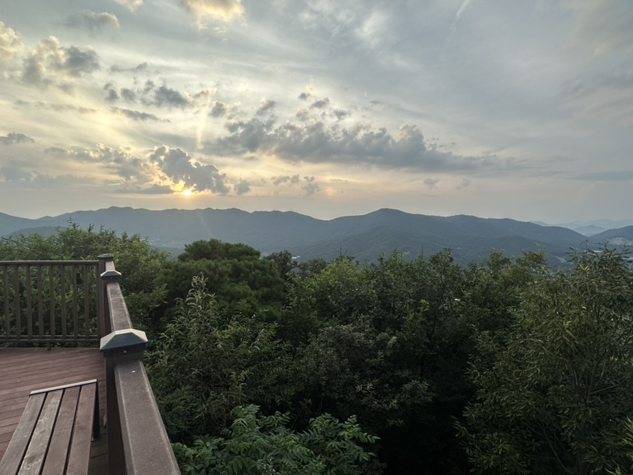 용인 조비산 산행 등산코스 조비산가든 동굴 정상 원점