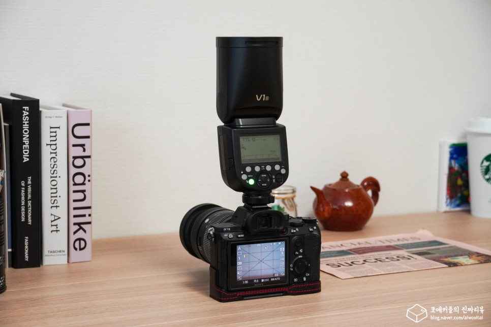 카메라 사진 플래시 조명 가우포토 고독스 V1 스트로보 후기 및 사용법