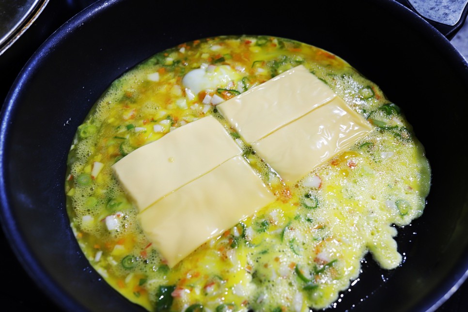 맛살 치즈계란말이 만드는법 레시피 만들기 아기 달걀말이