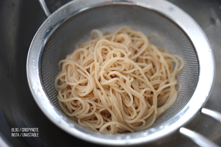 울외장아찌 들기름 비빔국수 레시피