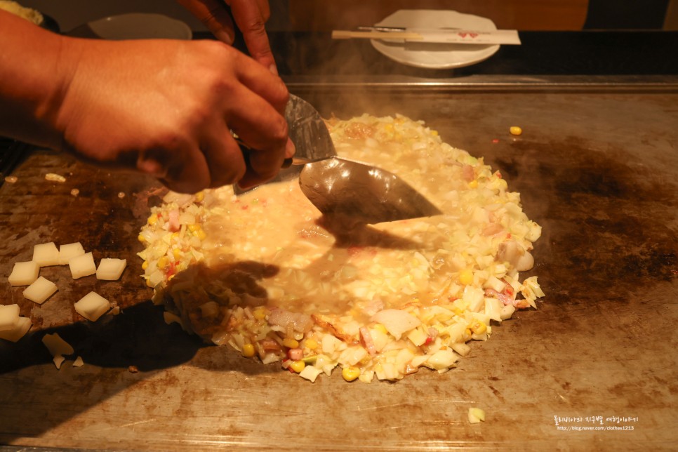 일본 오사카 맛집 도톤보리 난바 오코노미야끼 맛집 난자몬자 신사이바시