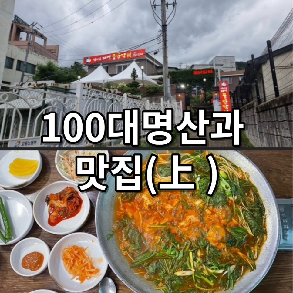 100대 명산과 맛집(上)