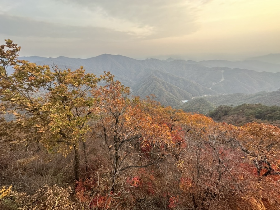 홍천 횡성 운무산 최단코스 청량저수지