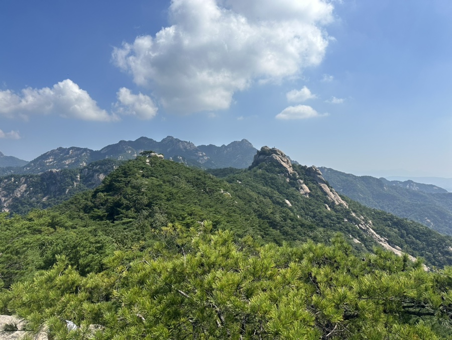 북한산 족두리봉 향로봉 코스