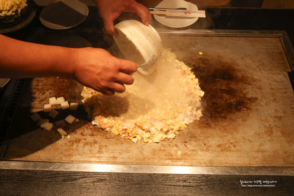 일본 오사카 맛집 도톤보리 난바 오코노미야끼 맛집 난자몬자 신사이바시