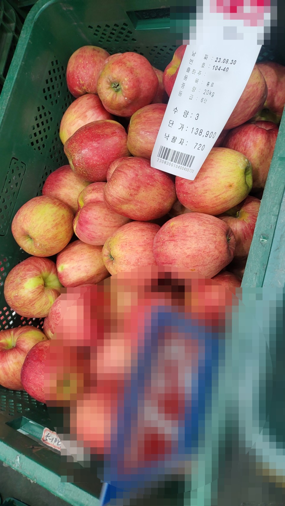 사과 가격이 미친것 같습니다. 사과 농부로서 죄송한 마음뿐입니다.